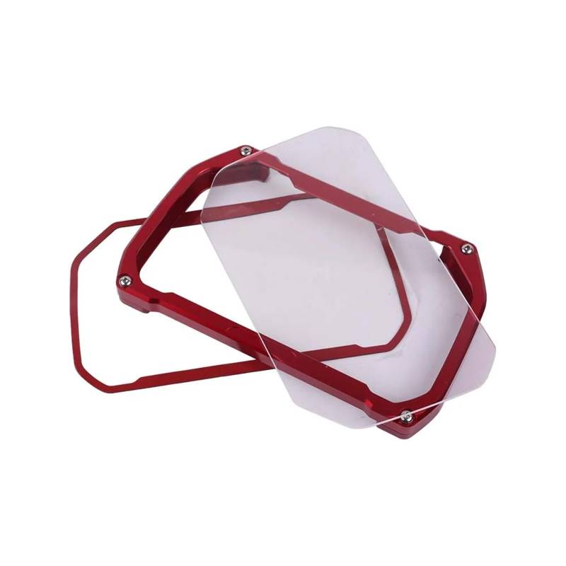 RDWSPLI Motorrad-Instrumentengehäuse Kompatibel Mit F750GS Für F850GS Für F900R Motorradinstrumenten-Messrahmenabdeckung Displayschutzfolie Schutz Motorradzubehör(Red) von RDWSPLI