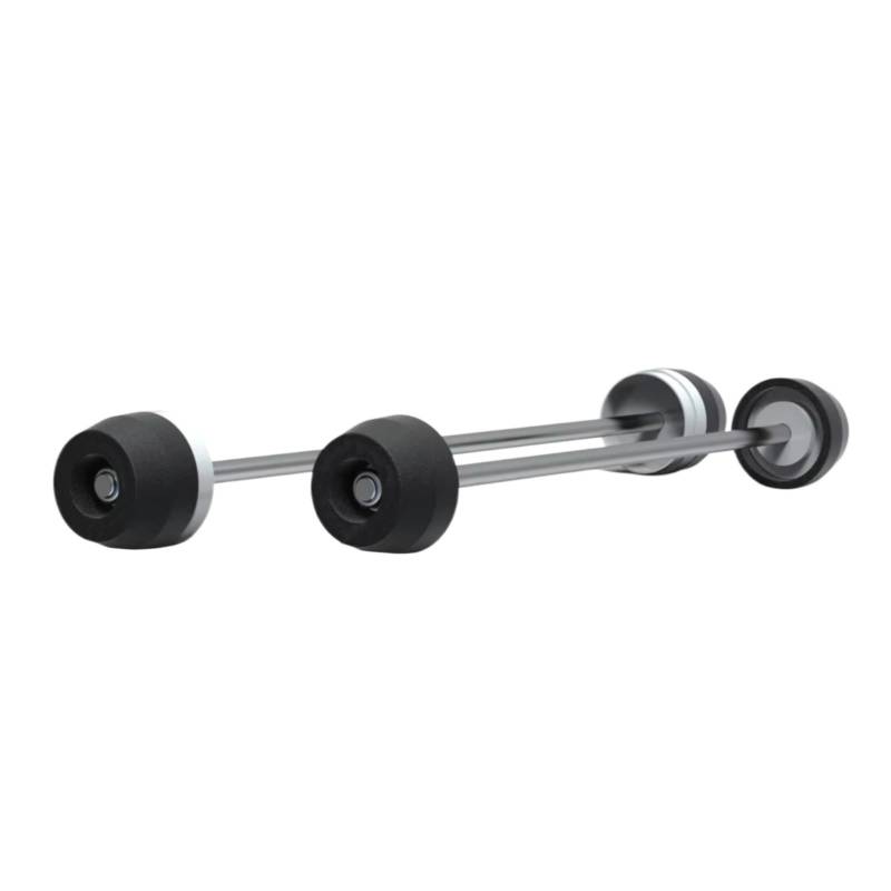 RDWSPLI Motorrad Schieber Kompatibel Mit Ducati Für DesertX 2022 2023 Motorrad Vorne Hinterachse Gabel Crash Sliders Radschutzgeräte Zubehör(Front and Rear) von RDWSPLI
