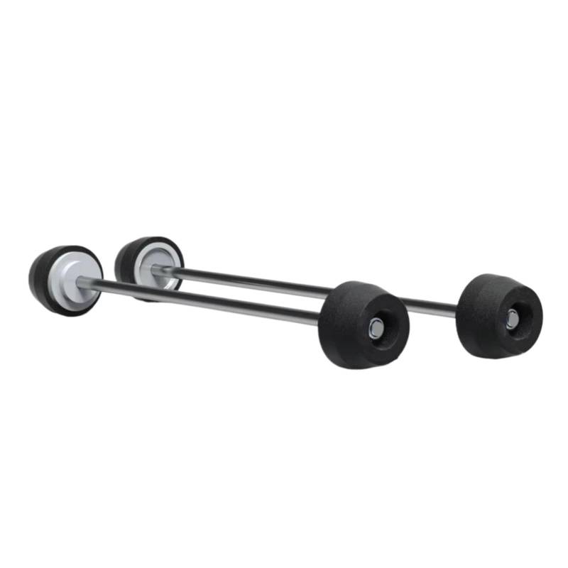 RDWSPLI Motorrad Schieber Kompatibel Mit Ducati Für Monster 797 2017 2018 2019 2020 Für Monster 797 Plus 2018 2019 2020 Motorrad Vorne Hinterrad Achse Gabel Crash Slider(Front and Rear) von RDWSPLI