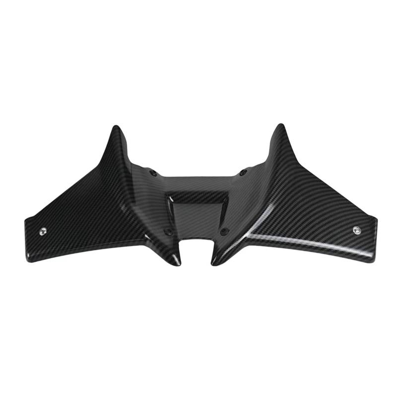RDWSPLI Motorrad-Windflügel Für CB750 2023-2024 Motorrad Für Flügel Deflektor Abtrieb Frontal Spoiler Verkleidung Shroud Verkleidung Deflektor Motorrad Zubehör(Carbon Fiber Pattern) von RDWSPLI