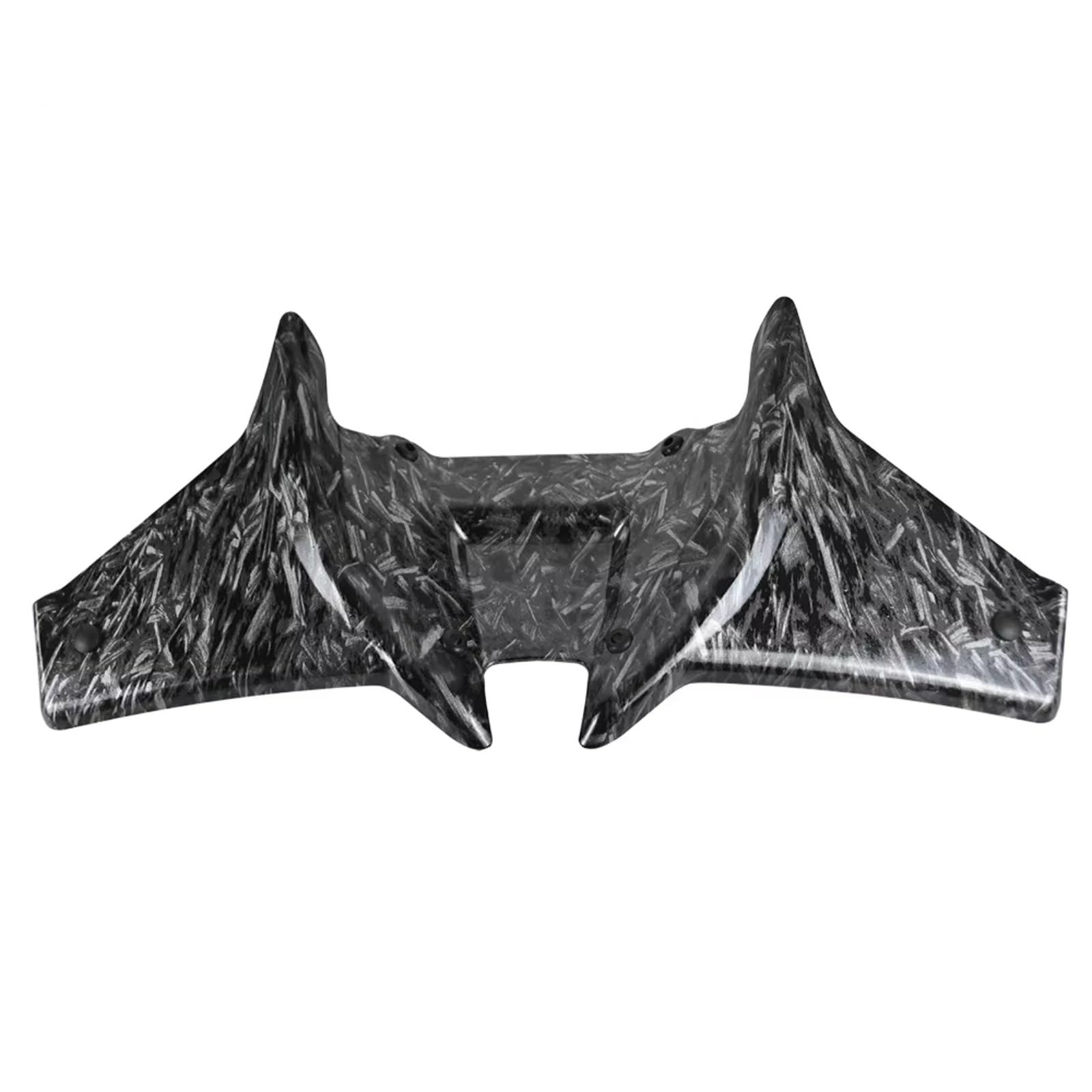 RDWSPLI Motorrad-Windflügel Für CB750 2023-2024 Motorrad Für Flügel Deflektor Abtrieb Frontal Spoiler Verkleidung Shroud Verkleidung Deflektor Motorrad Zubehör(Forged Pattern) von RDWSPLI