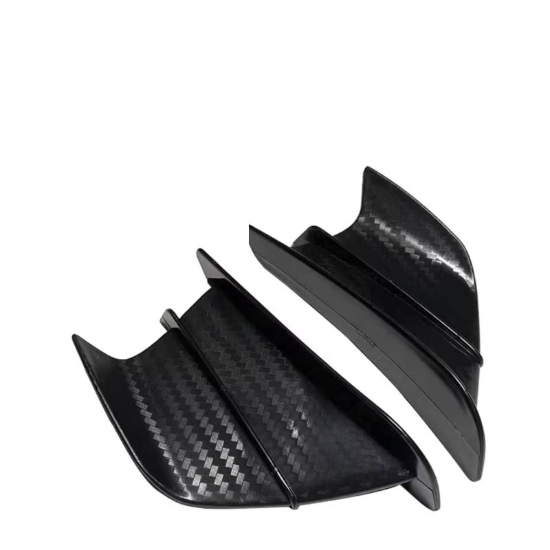 RDWSPLI Motorrad-Windflügel Für CBR1000RR Motorrad Winglet Aerodynamische Für Flügel Kit Spoiler Motorrad Zubehör Motorrad Ersatzteile(Matte Carbon Look) von RDWSPLI
