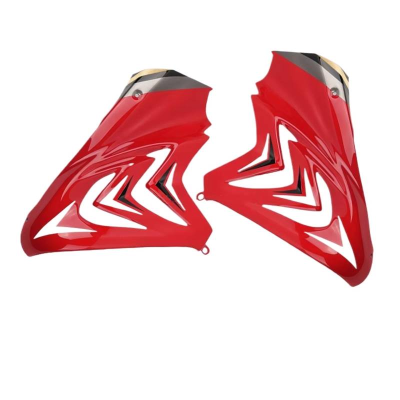RDWSPLI Motorrad-Windflügel Für CBR650R 2019 2020 2021 2022 2023 Körper Füllung Injektion Rahmen Spoiler Seite Gugel Abdeckung Panel Seite Verkleidung Motorrad Zubehör(Graffiti3 Red) von RDWSPLI
