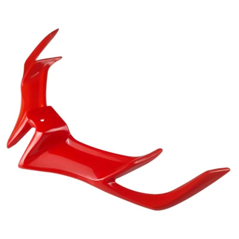 RDWSPLI Motorrad-Windflügel Für Die Meisten Modelle Von Motorrad-Winglets Aerodynamischer Spoiler Für Flügelseiten-Luftabweiser Motorradverkleidungs-Winglets(Red) von RDWSPLI