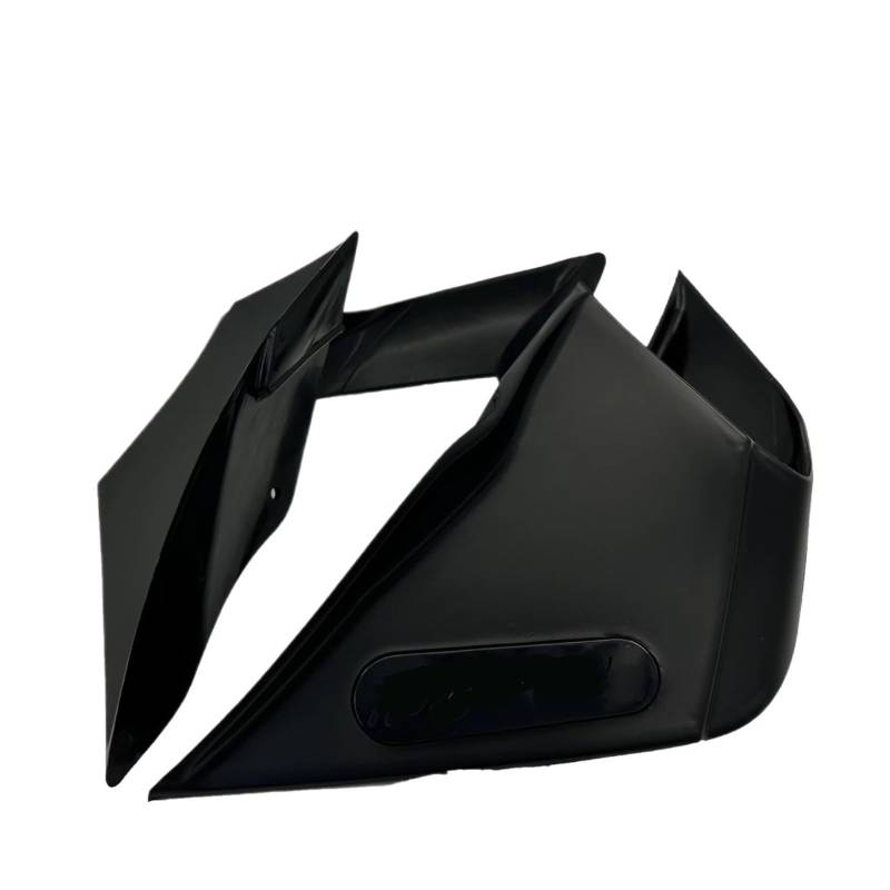 RDWSPLI Motorrad-Windflügel Für Ninja400 2018 2019 2020 2021 2022 2023 2024 Motorrad Front Licht Gugel Seite Winglet Wind Fin Spoiler Trim Abdeckung Motorrad Zubehör(Matte Black) von RDWSPLI