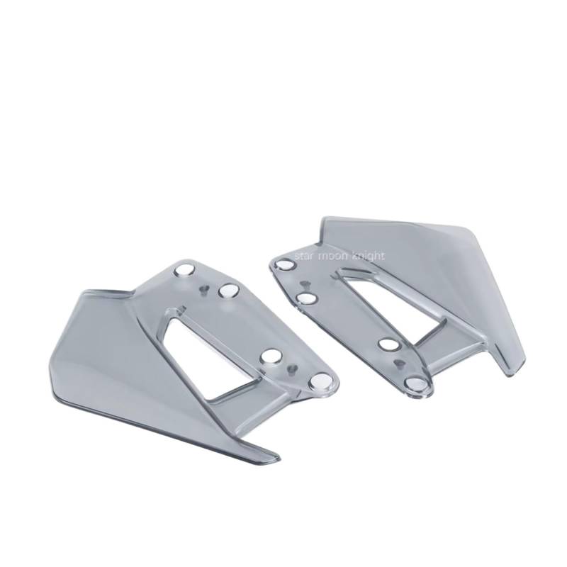 RDWSPLI Motorrad-Windflügel Für R1300GS 2024 Motorrad Zubehör Windschutzscheibe Seite Windabweiser Spoiler Fly Screen Windschutz Motorrad Ersatzteile(Smoke Gray) von RDWSPLI