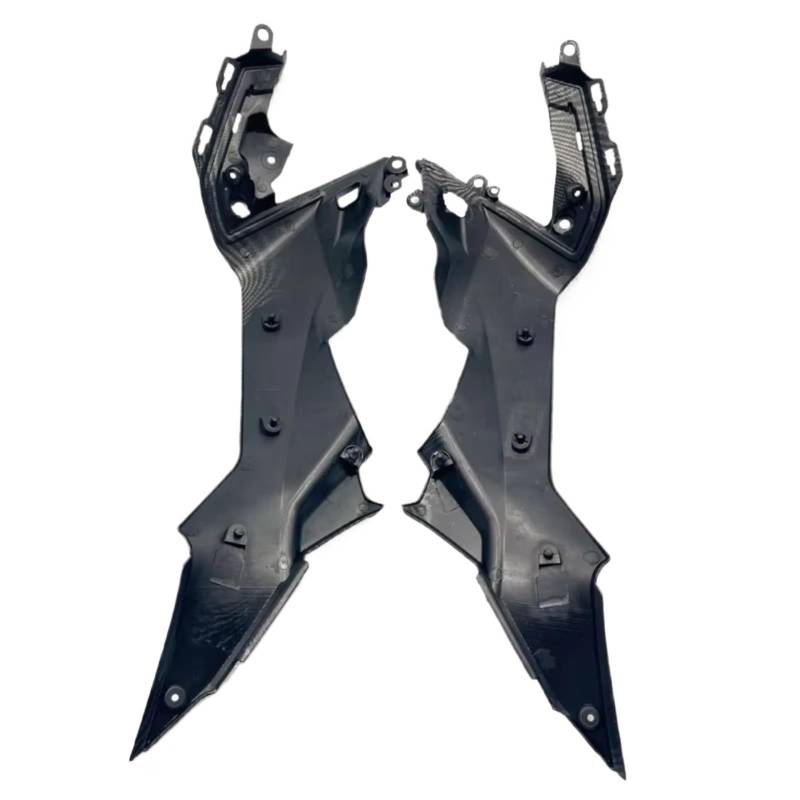 RDWSPLI Motorrad-Windflügel Für Z650 2017 2018 2019 2020 2021 2022 2023 Motorrad Kraftstoff Tank Seite Rahmen Mittlere Abdeckung Panel Verkleidung Spoiler Schutz(Unpainted) von RDWSPLI