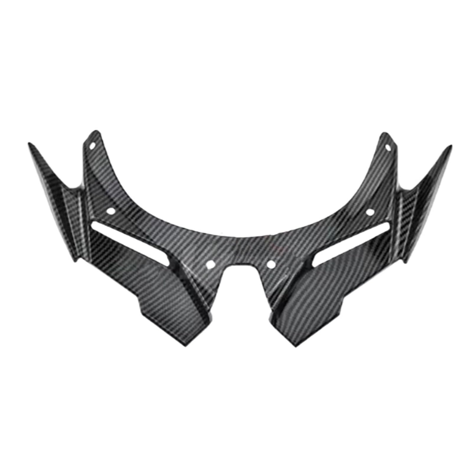 RDWSPLI Motorrad-Windflügel Für ZX-25R Für ZX-4R 2021 2022 2023 2024 Spoiler Klein Für Flügel Aerodynamisch Für Flügel Kit Spoiler Protector Motorrad Zubehör(Carbon Fiber) von RDWSPLI
