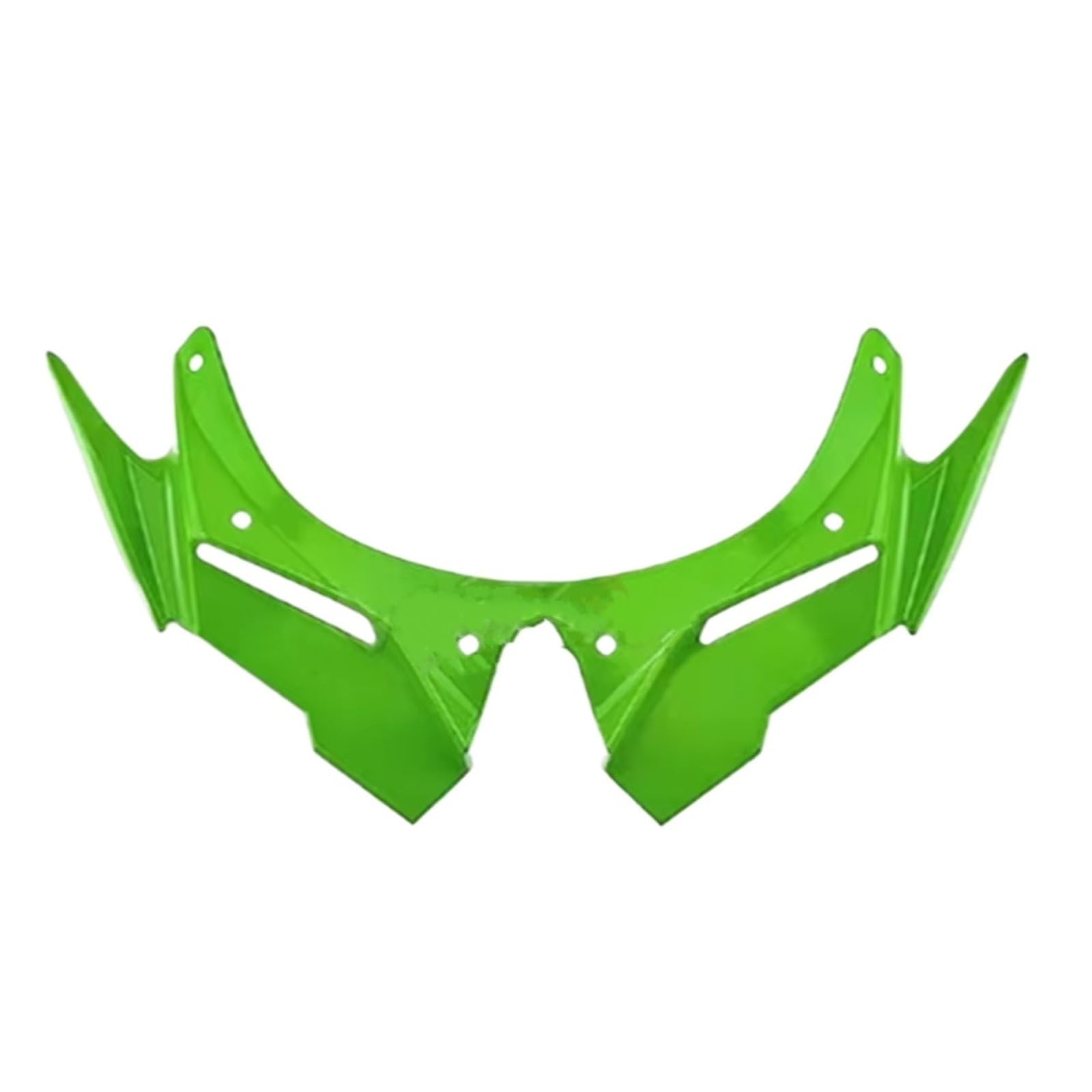 RDWSPLI Motorrad-Windflügel Für ZX-25R Für ZX-4R 2021 2022 2023 2024 Spoiler Klein Für Flügel Aerodynamisch Für Flügel Kit Spoiler Protector Motorrad Zubehör(Green) von RDWSPLI