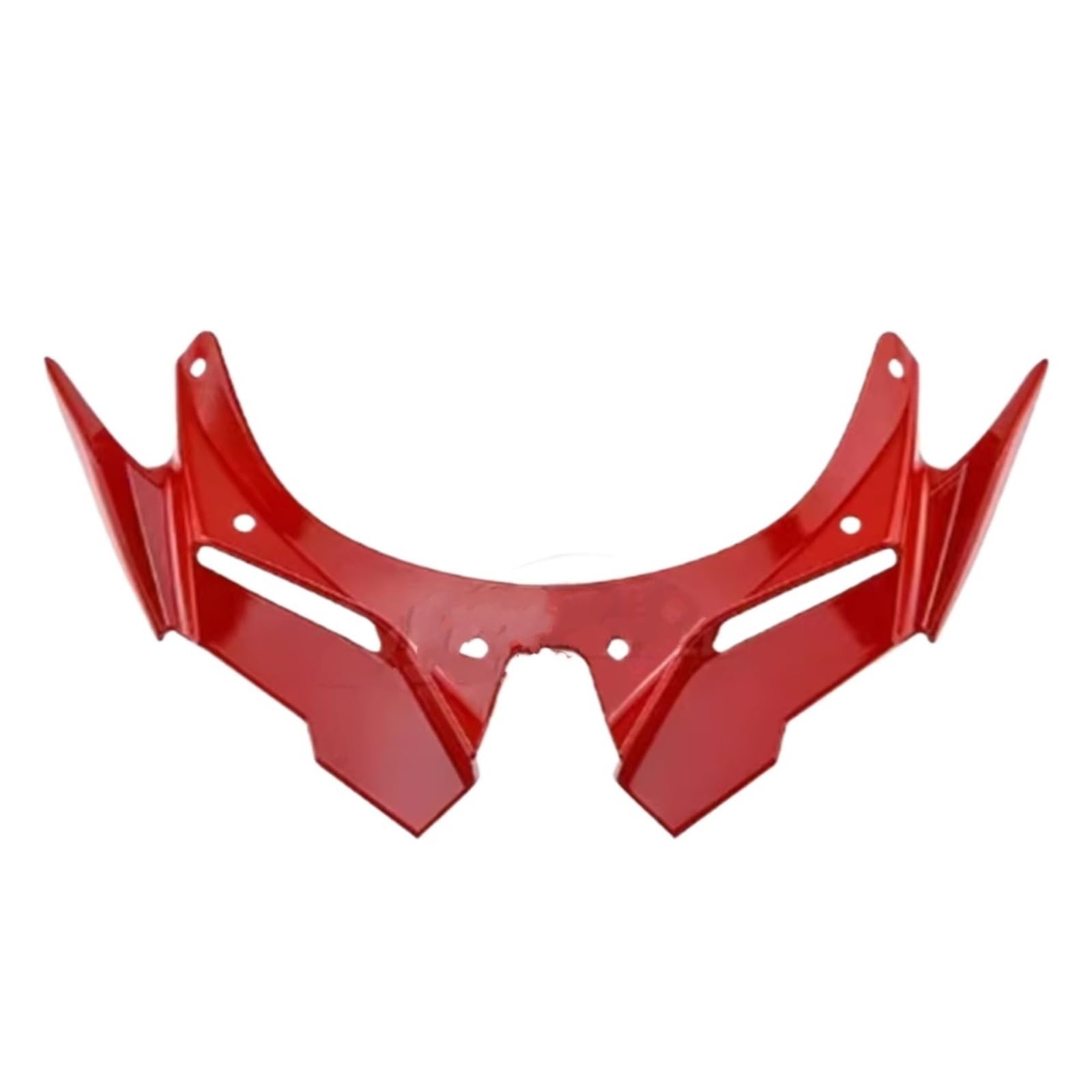 RDWSPLI Motorrad-Windflügel Für ZX-25R Für ZX-4R 2021 2022 2023 2024 Spoiler Klein Für Flügel Aerodynamisch Für Flügel Kit Spoiler Protector Motorrad Zubehör(Red) von RDWSPLI