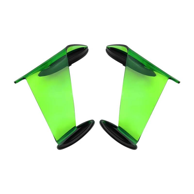 RDWSPLI Motorrad-Windflügel Kompatibel Mit Für ZX-10R Für ZX-10RR 2021–2024 Motorrad-Aerodynamik Fixiert Für Wing GP Racing Für Wing Side Lower Force Spoiler(Green) von RDWSPLI