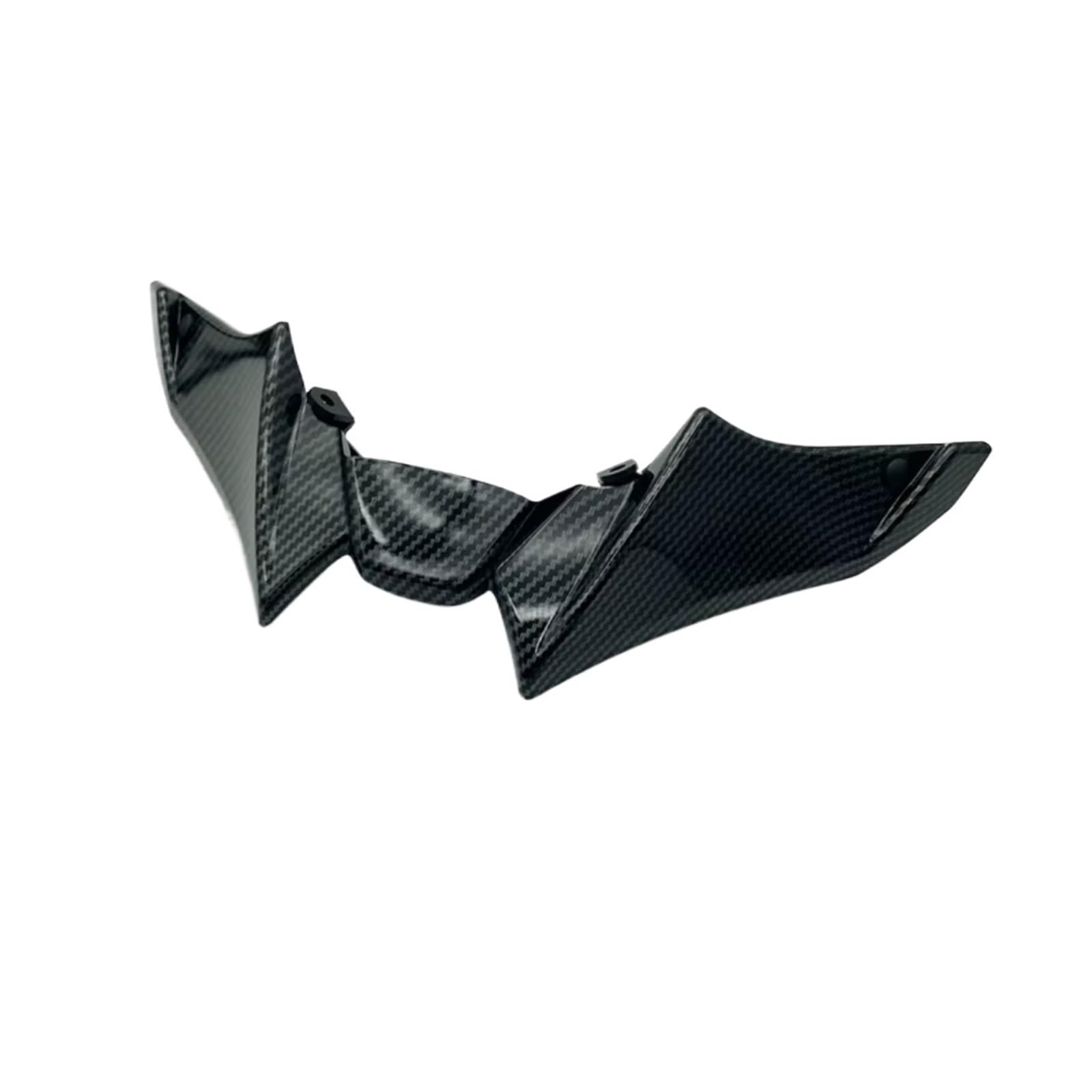 RDWSPLI Motorrad-Windflügel Kompatibel Mit Yamaha Für MT09 2021 2022 2023 Motorrad Für Naked Frontspoiler Winglet Aerodynamik Für Wing Kit Spoiler(Carbon Fiber) von RDWSPLI
