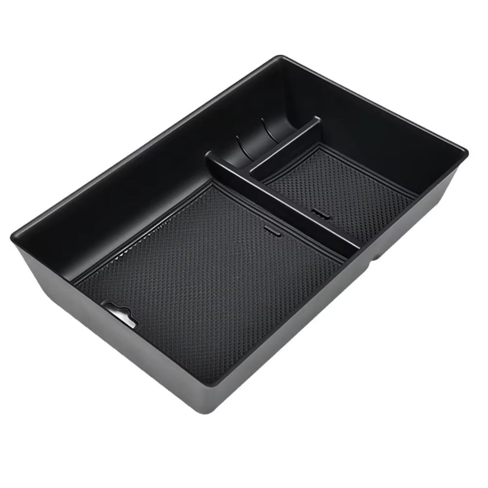 RDWSPLI Navigationsleistenabdeckung Kompatibel Mit Benz Für AMG Für EQE 350 450 2022 2023 2024 1 Stück Auto-Organizer-Box Armlehnen-Aufbewahrung Mittelkonsole Kleinteilefach Zubehör(B) von RDWSPLI