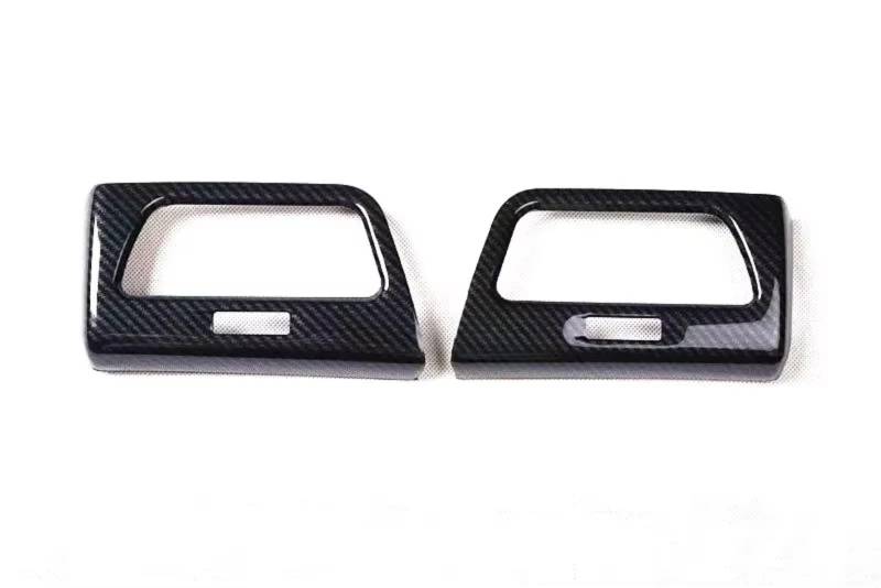 RDWSPLI Navigationsleistenabdeckung Kompatibel Mit CRV 2012 2013 2014 2 Stück Auto-Dekorationsaufkleber Imitation Carbonfaser-Lenkrad-Air-Center-Konsolenpanel(2 Side air outlets) von RDWSPLI