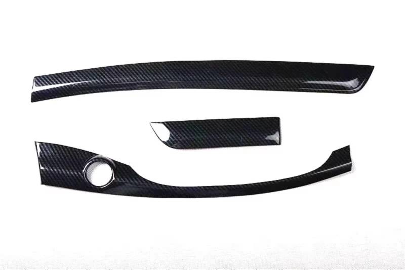 RDWSPLI Navigationsleistenabdeckung Kompatibel Mit CRV 2012 2013 2014 2 Stück Auto-Dekorationsaufkleber Imitation Carbonfaser-Lenkrad-Air-Center-Konsolenpanel(with Start) von RDWSPLI