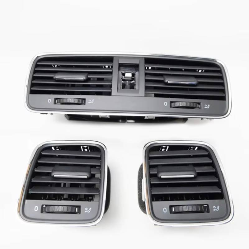 RDWSPLI Navigationsleistenabdeckung Kompatibel Mit Skoda Für Yeti 2014 2015 2016 2017 1 Stück Links Und Rechts, Dekorative Rahmen Für Die Mittelkonsole Ornamente Für Die Mittelkonsole(1 Set-Front) von RDWSPLI