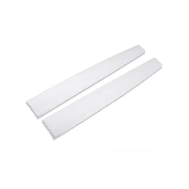 RDWSPLI Navigationsleistenabdeckung Kompatibel Mit Tesla Für Model 3 2021 2022 2023 2 Stück, Linke Und Rechte Mittelkonsolenverkleidung Dekorabdeckung Mittelkonsolenornamente(Front Matte White) von RDWSPLI