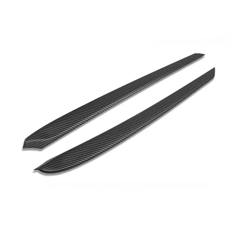 RDWSPLI Navigationsleistenabdeckung Kompatibel Mit Tesla Für Model 3 2021 2022 2023 2 Stück, Linke Und Rechte Mittelkonsolenverkleidung Dekorabdeckung Mittelkonsolenornamente(Side Matte Carbon) von RDWSPLI