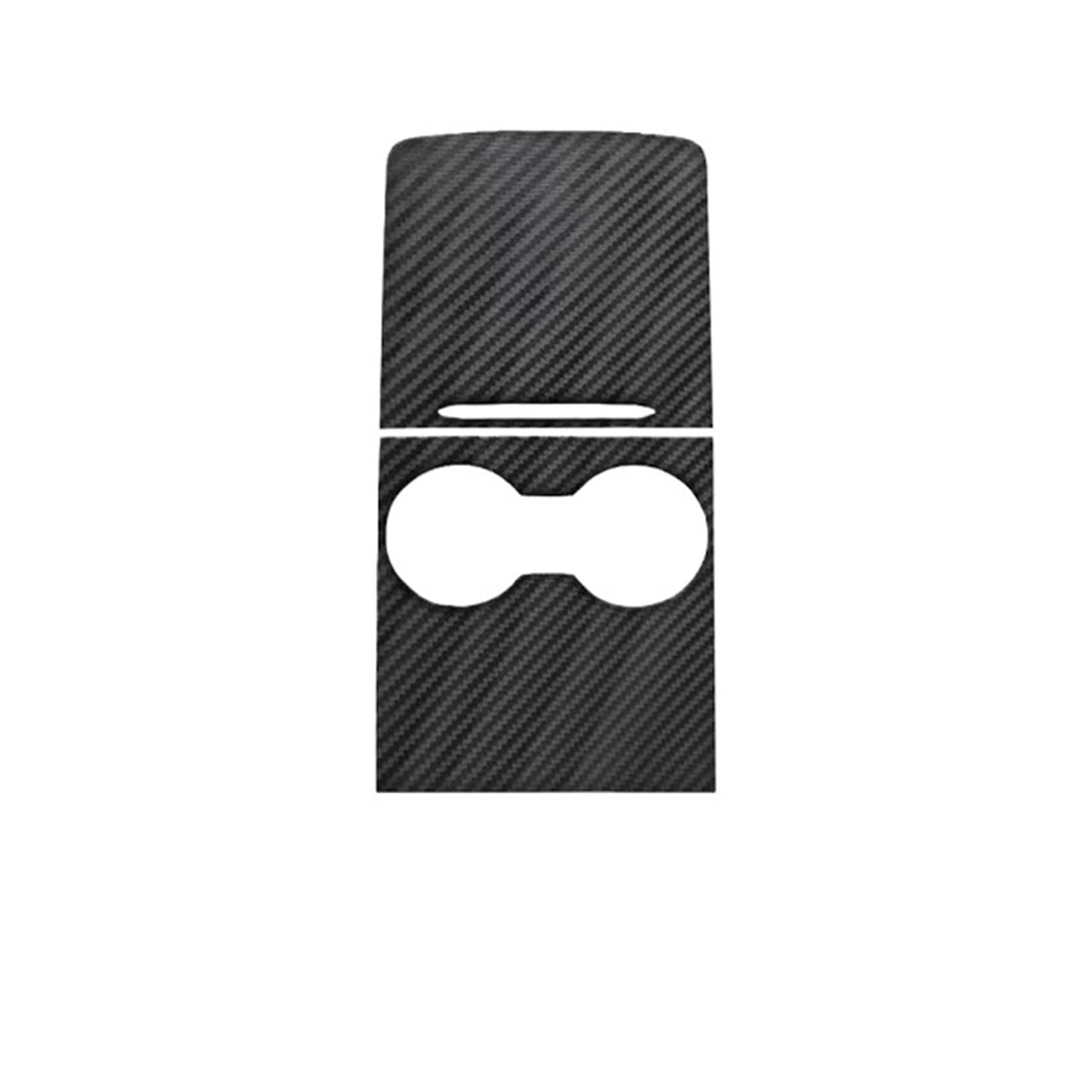 RDWSPLI Navigationsleistenabdeckung Kompatibel Mit Tesla Für Model Y Für Model 3 2021 2022 2023 Center Control Panel Schutzhülle Auto Innendekoration Aufkleber(Glossy Carbon) von RDWSPLI