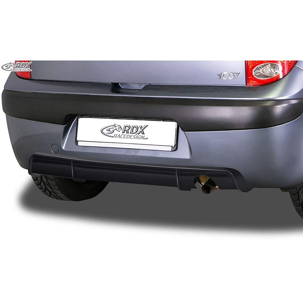 Heckschürzenansatz 'Diffuser' kompatibel mit Peugeot 1007 2005- (ABS) von RDX Racedesign