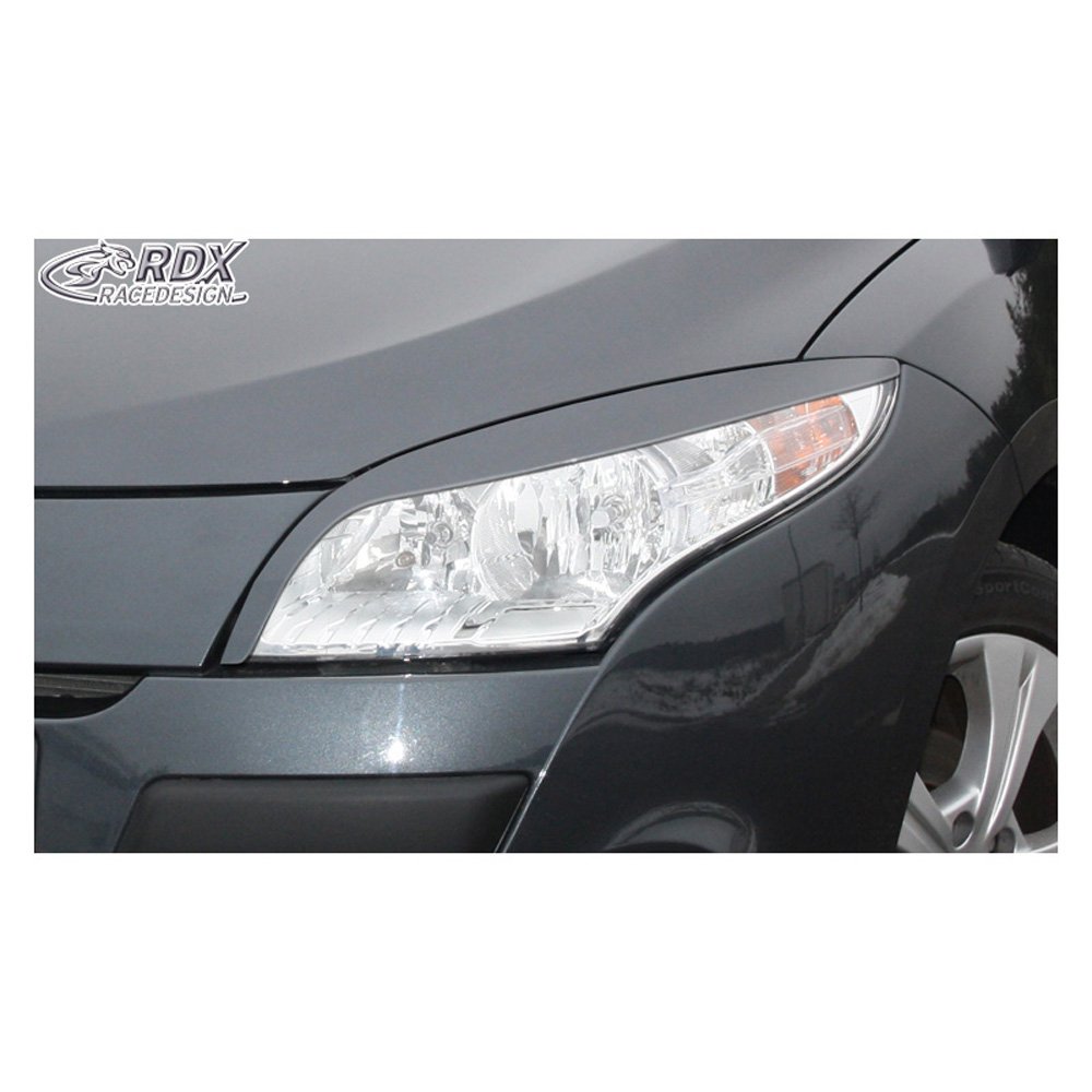 Scheinwerferblenden Renault Megane III 2008-2015 (ABS), Unlackiert Scheinwerferblenden Renault Megane III 2008-2015 (ABS), Unlackiert von RDX Racedesign