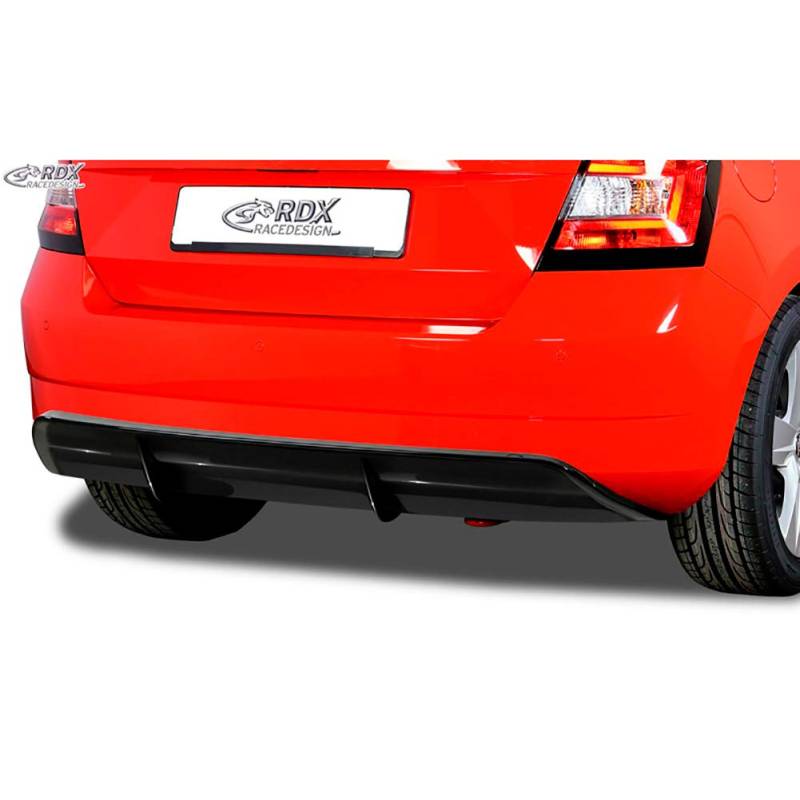 Heckschürzenansatz 'Diffuser' Fabia III HB (NJ) 2014- (ABS Schwarz glänzend) von RDX Racedesign