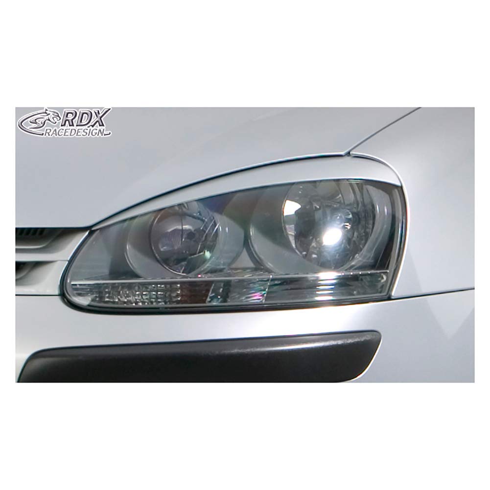 Scheinwerferblenden Volkswagen Golf V 2003-2008 & Jetta 2005-2010 (ABS), Unlackiert Scheinwerferblenden Volkswagen Golf V 2003-2008 & Jetta 2005-2010 (ABS), Unlackiert von RDX Racedesign