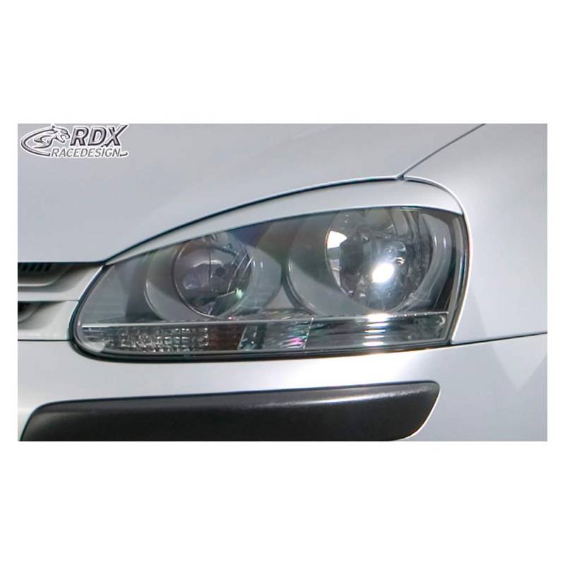 Scheinwerferblenden Volkswagen Golf V 2003-2008 & Jetta 2005-2010 (ABS), Unlackiert von RDX Racedesign