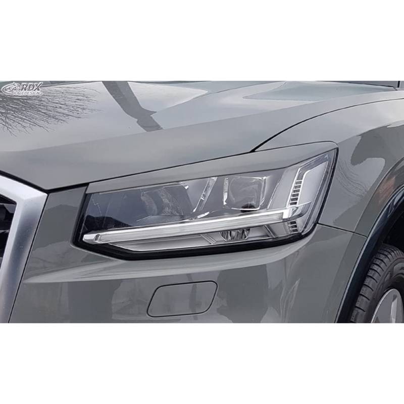 Scheinwerferblenden kompatibel mit Audi Q2 (GA) 2016- (ABS) von RDX Racedesign