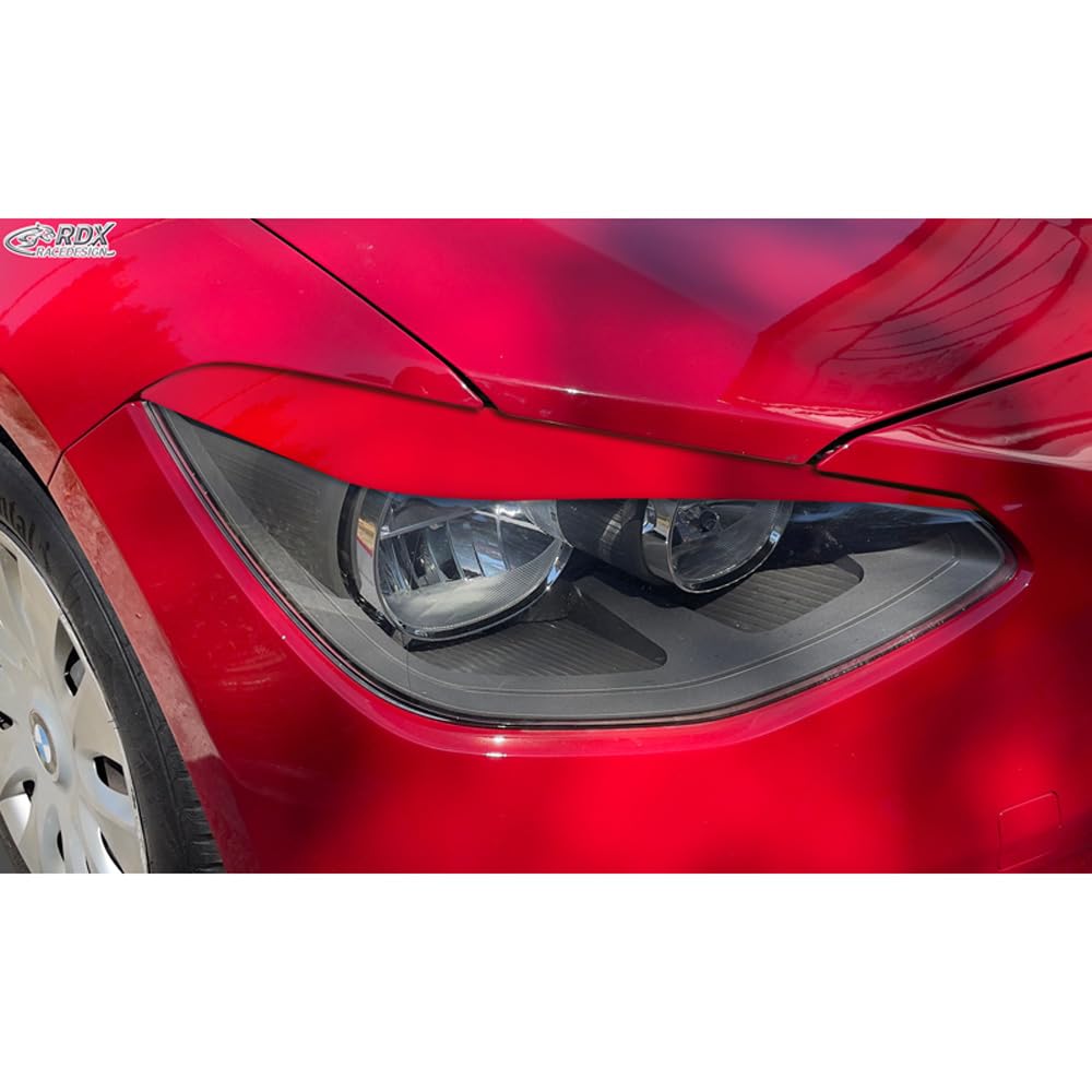 Scheinwerferblenden kompatibel mit BMW 1er-Serie F20/F21 3/5-Türer 2010-2015 (nur Halogen) (ABS) von RDX Racedesign