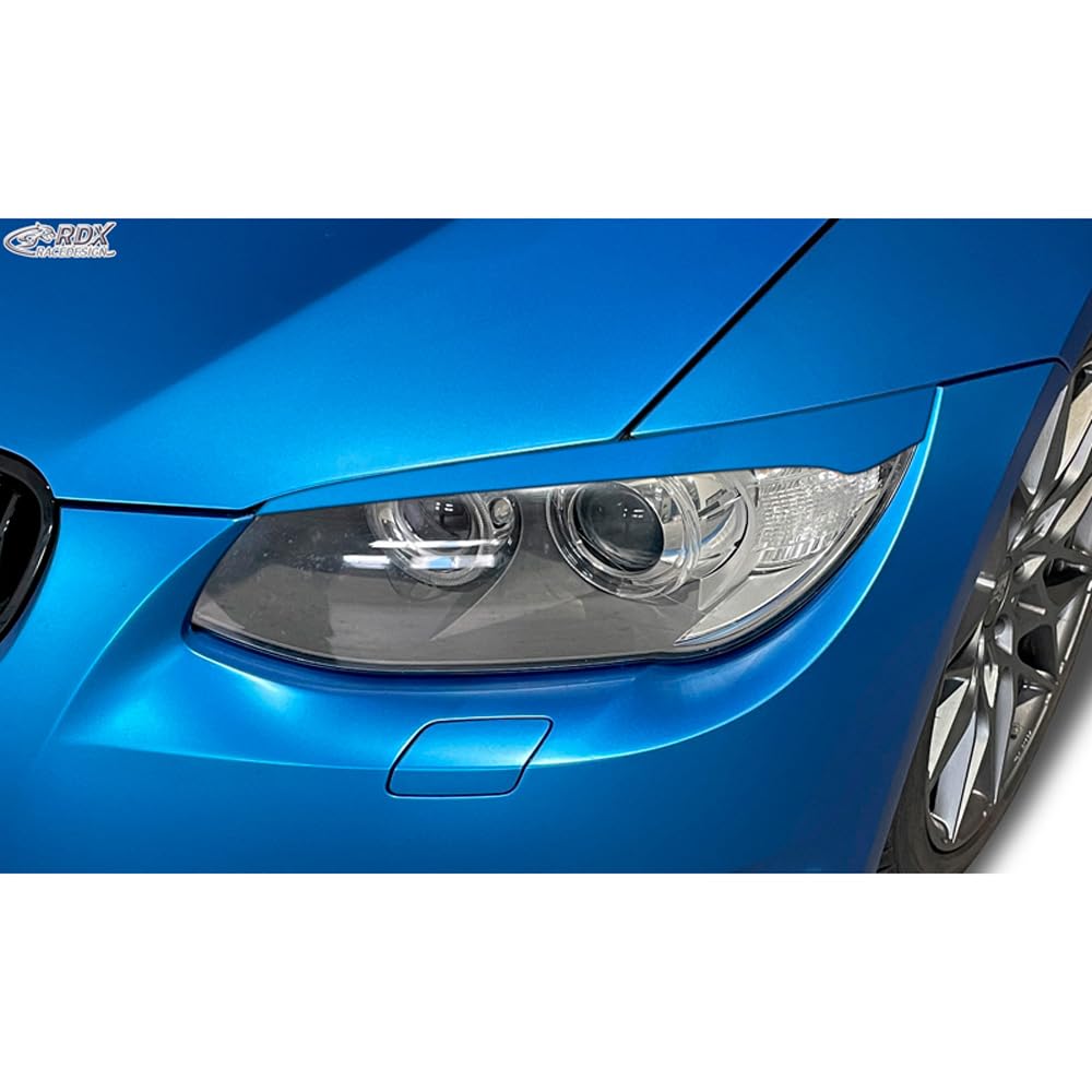 Scheinwerferblenden kompatibel mit BMW 3er E92/E93 Coupé/Cabrio 2010-2013 (ABS) von RDX Racedesign