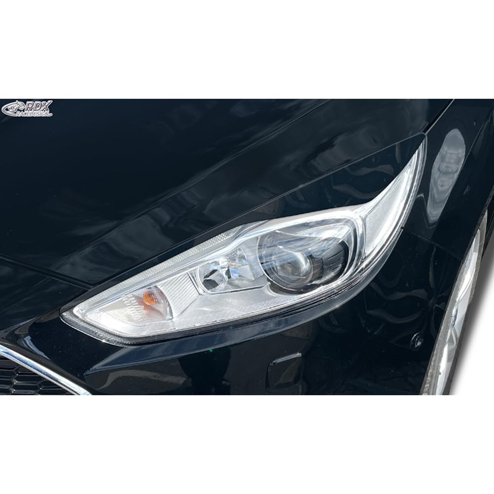 Scheinwerferblenden kompatibel mit Ford Focus III Facelift 2014-2018 (ABS) von RDX Racedesign