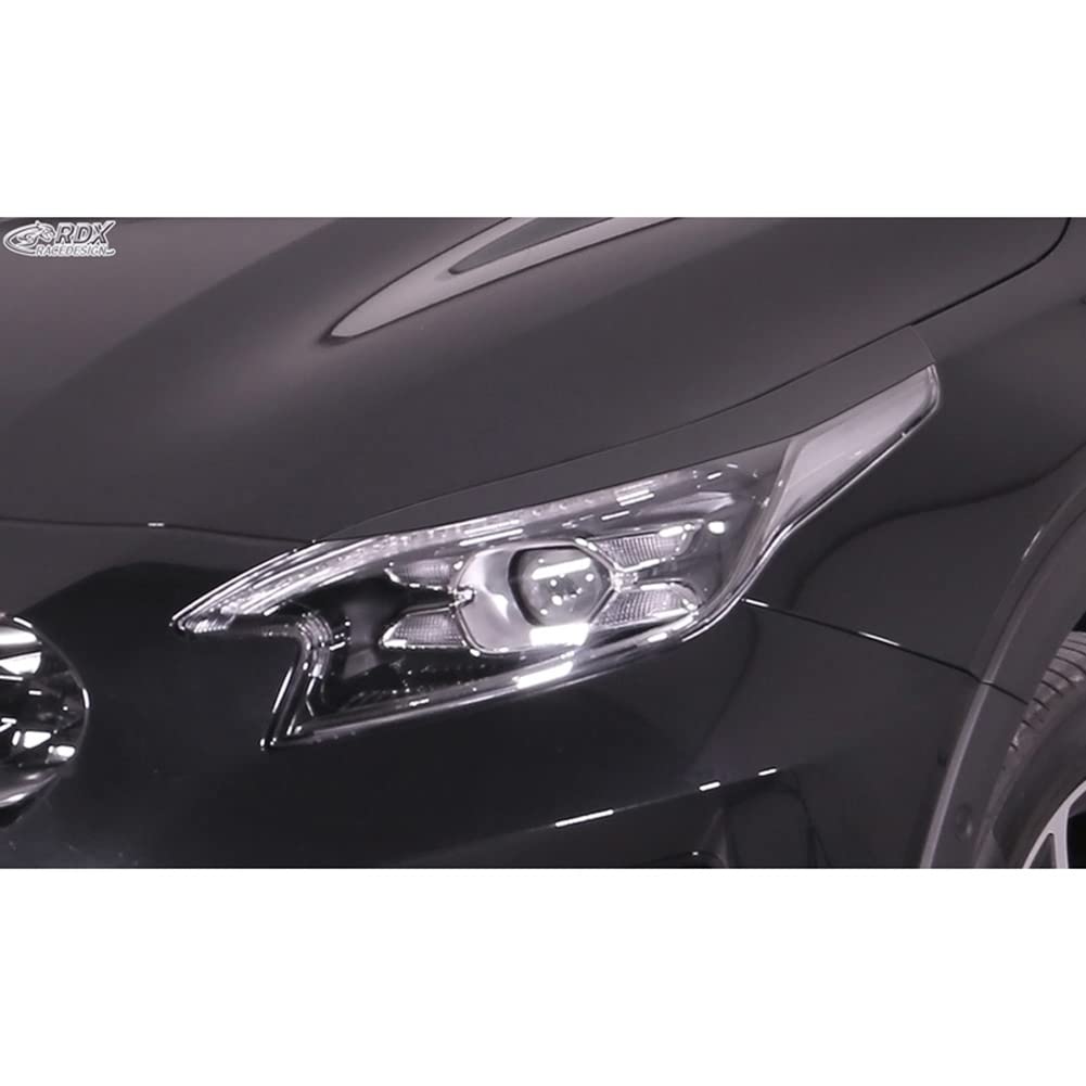 Scheinwerferblenden kompatibel mit Kia XCeed (CD) 2019- (ABS) von RDX Racedesign