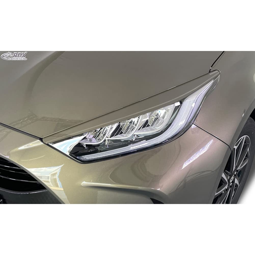 Scheinwerferblenden kompatibel mit Toyota Yaris (P21) 2020- (ABS) von RDX Racedesign