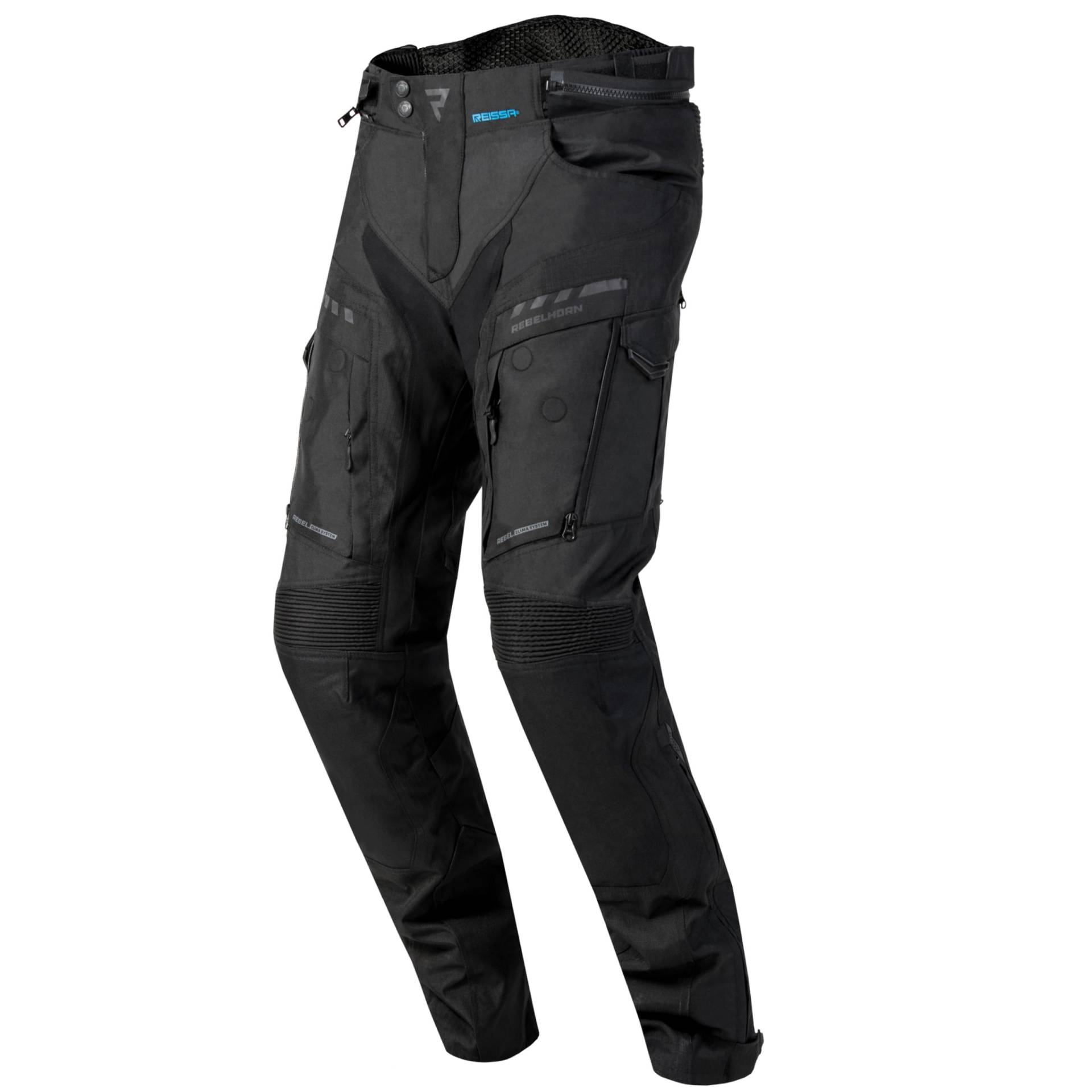 REBELHORN Cubby IV Motorradhose Herren | Textil | Reissa Membran | Knieprotektoren Stufe 2 | Mesh-Belüftungseinsätze | 4 Taschen | Reflektierende Elemente REBELHORN Cubby IV Motorradhose Herren | Textil | Reissa Membran | Knieprotektoren Stufe 2 | Mesh-Belüftungseinsätze | 4 Taschen | Reflektierende Elemente von REBELHORN
