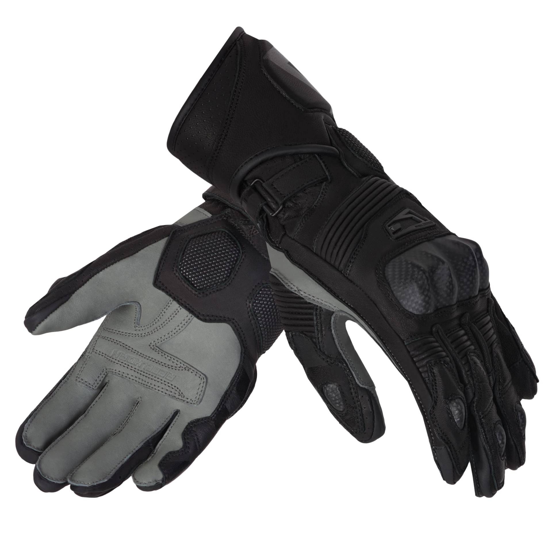 REBELHORN Fighter Motorradhandschuhe Herren | Känguru und Ziegenleder | Knöchel- und Fingerschutz | Superfabric-Einsätze | Äußere Nähte | Touchscreen Unterstützung REBELHORN Fighter Motorradhandschuhe Herren | Känguru und Ziegenleder | Knöchel- und Fingerschutz | Superfabric-Einsätze | Äußere Nähte | Touchscreen Unterstützung von REBELHORN