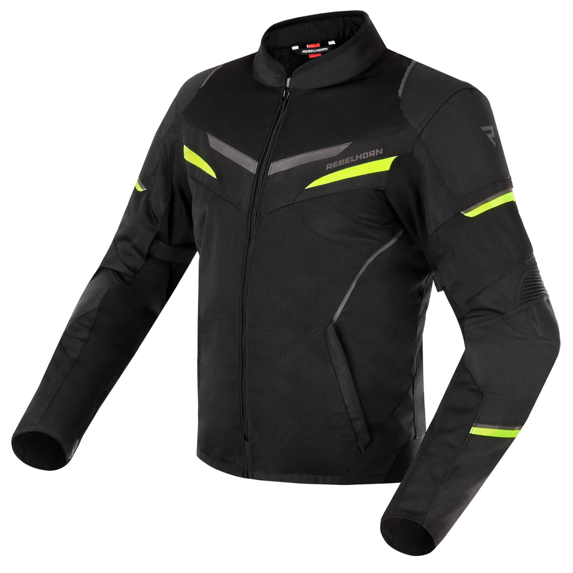 REBELHORN Flux Motorradjacke Herren | Abnehmbare L-XTR Membran | Ellenbogen und Schulterprotektoren Stufe 2 | Mesh-Belüftung Einsätze | Reflektierende Elemente REBELHORN Flux Motorradjacke Herren | Abnehmbare L-XTR Membran | Ellenbogen und Schulterprotektoren Stufe 2 | Mesh-Belüftung Einsätze | Reflektierende Elemente von REBELHORN