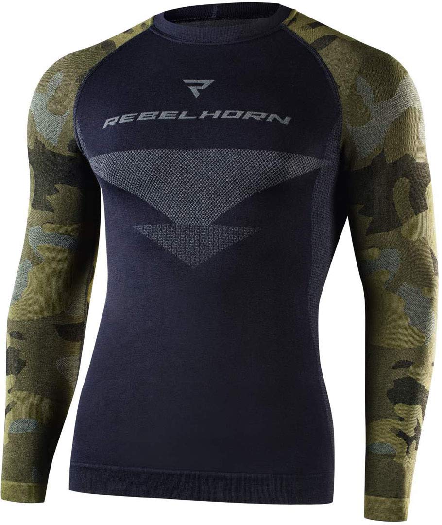 REBELHORN Herren Freeze Funktionswäsche, Langarm Herren Camo/Schwarz, XS EU REBELHORN Herren Freeze Funktionswäsche, Langarm Herren Camo/Schwarz, XS EU von REBELHORN