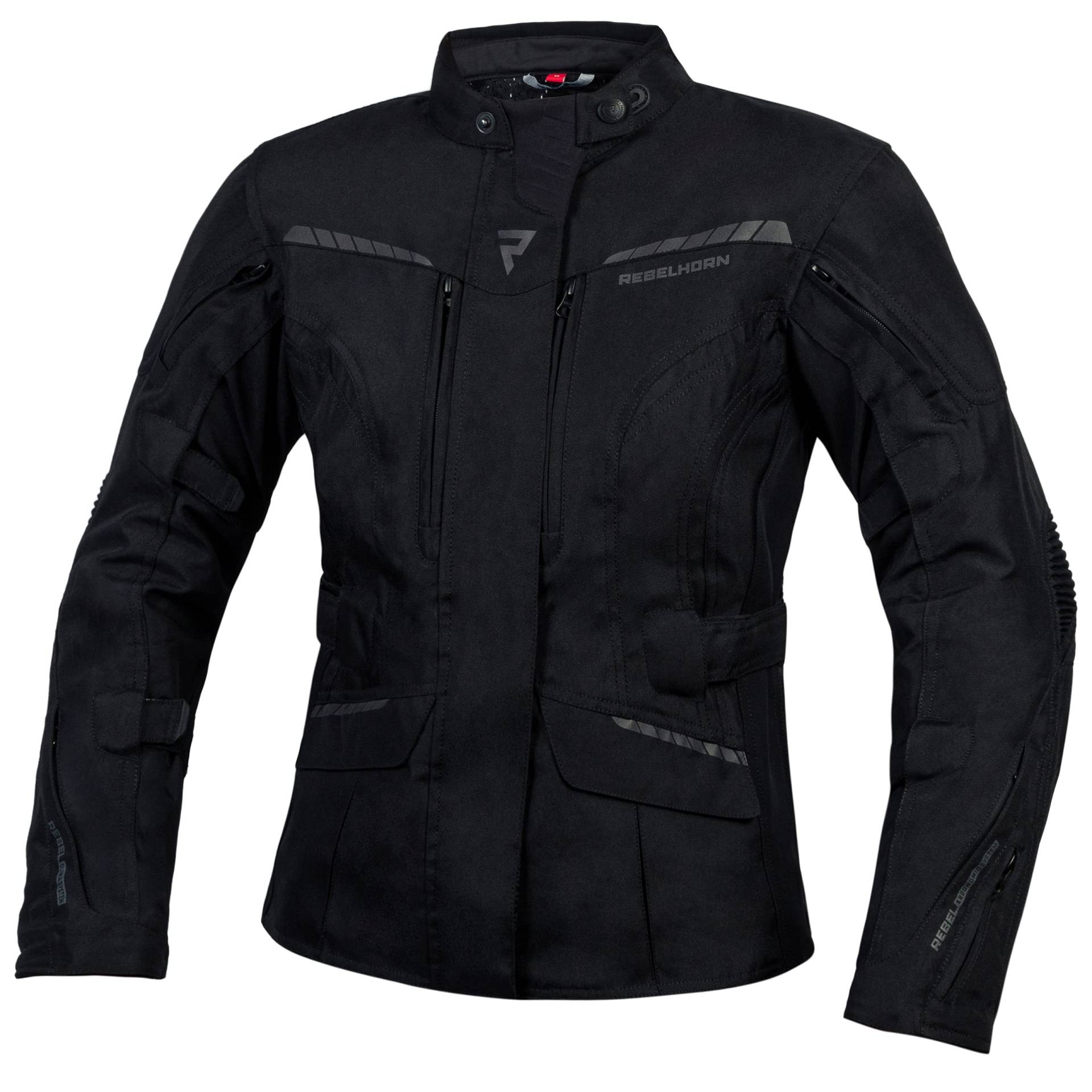 REBELHORN Hiker III Lady Motorradjacke für Frauen Langlebige Materialien Reissa Membran Ellenbogen und Schultern Protektoren Belüftungstaschen Reflektierende Elemente REBELHORN Hiker III Lady Motorradjacke für Frauen Langlebige Materialien Reissa Membran Ellenbogen und Schultern Protektoren Belüftungstaschen Reflektierende Elemente von REBELHORN