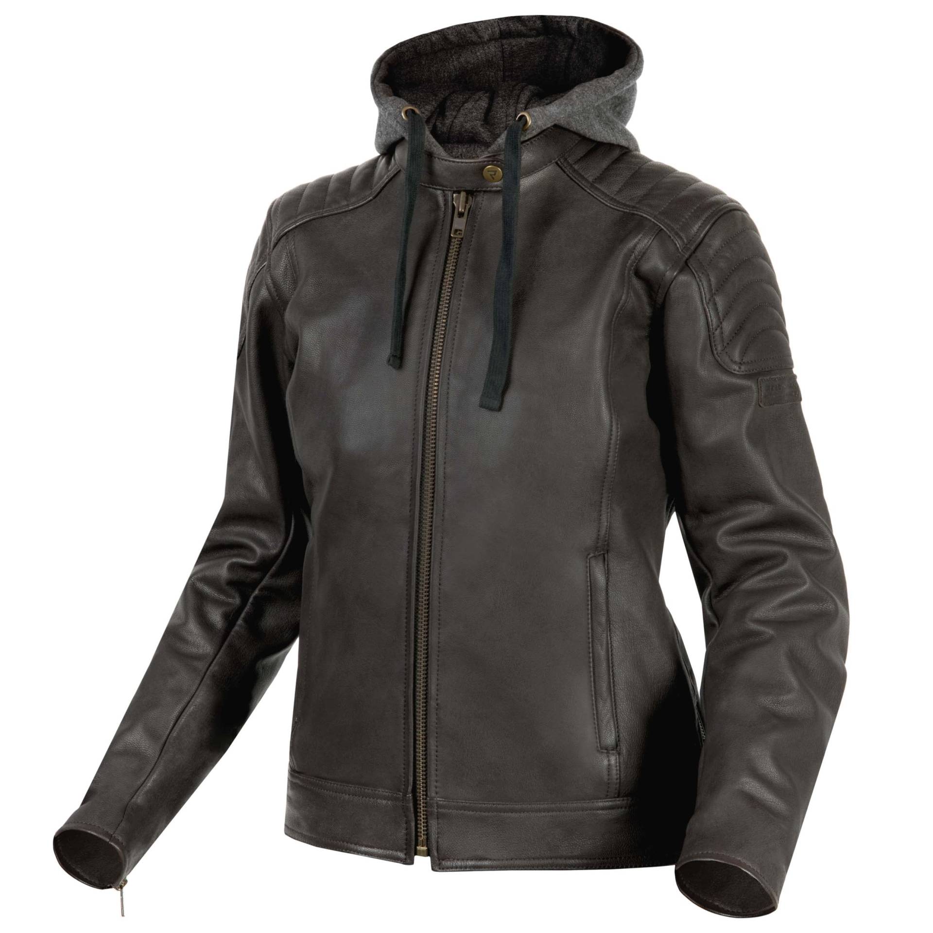 REBELHORN Impala Lady Leder Motorradjacke für Frauen Zertifizierte Ellenbogen- und Schulter Protektoren Abnehmbare Kapuze REBELHORN Impala Lady Leder Motorradjacke für Frauen Zertifizierte Ellenbogen- und Schulter Protektoren Abnehmbare Kapuze von REBELHORN