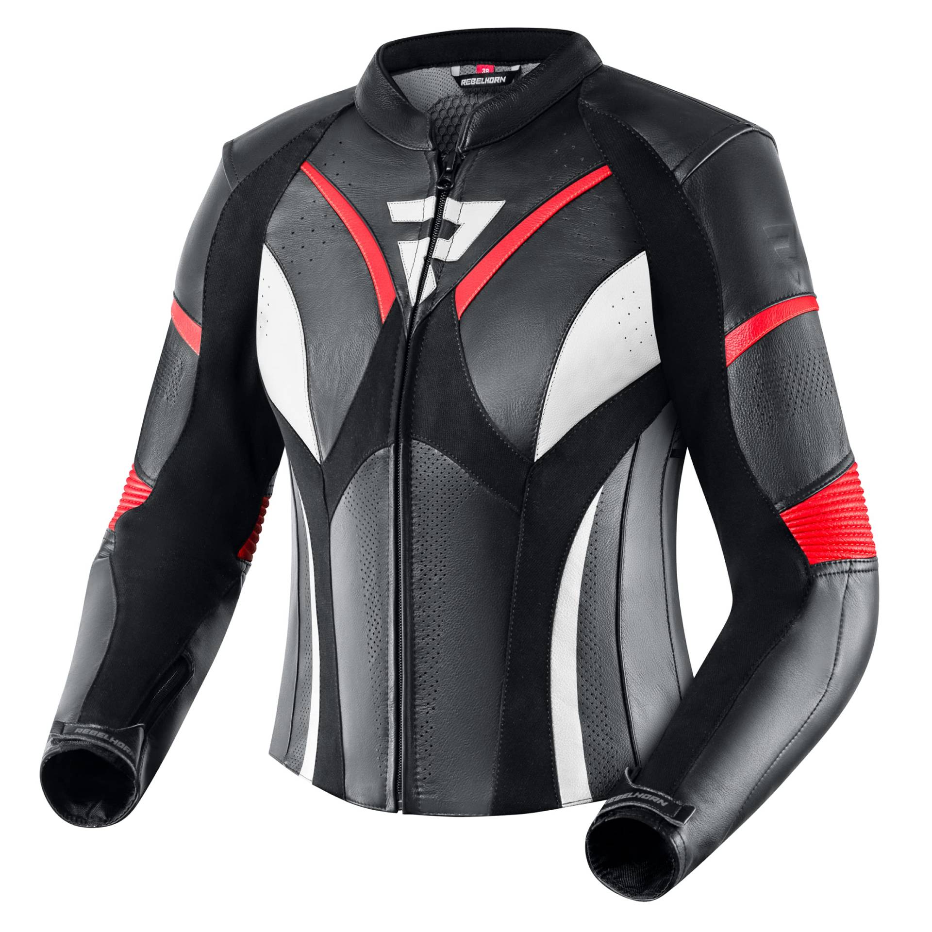 REBELHORN Rebel Lady Motorradjacke Damen | Rindsleder | Ellbogen und Schulterprotektoren Stufe 2 | Rückenprotektor Stufe 1 | Perforierte Belüftungspaneele REBELHORN Rebel Lady Motorradjacke Damen | Rindsleder | Ellbogen und Schulterprotektoren Stufe 2 | Rückenprotektor Stufe 1 | Perforierte Belüftungspaneele von REBELHORN