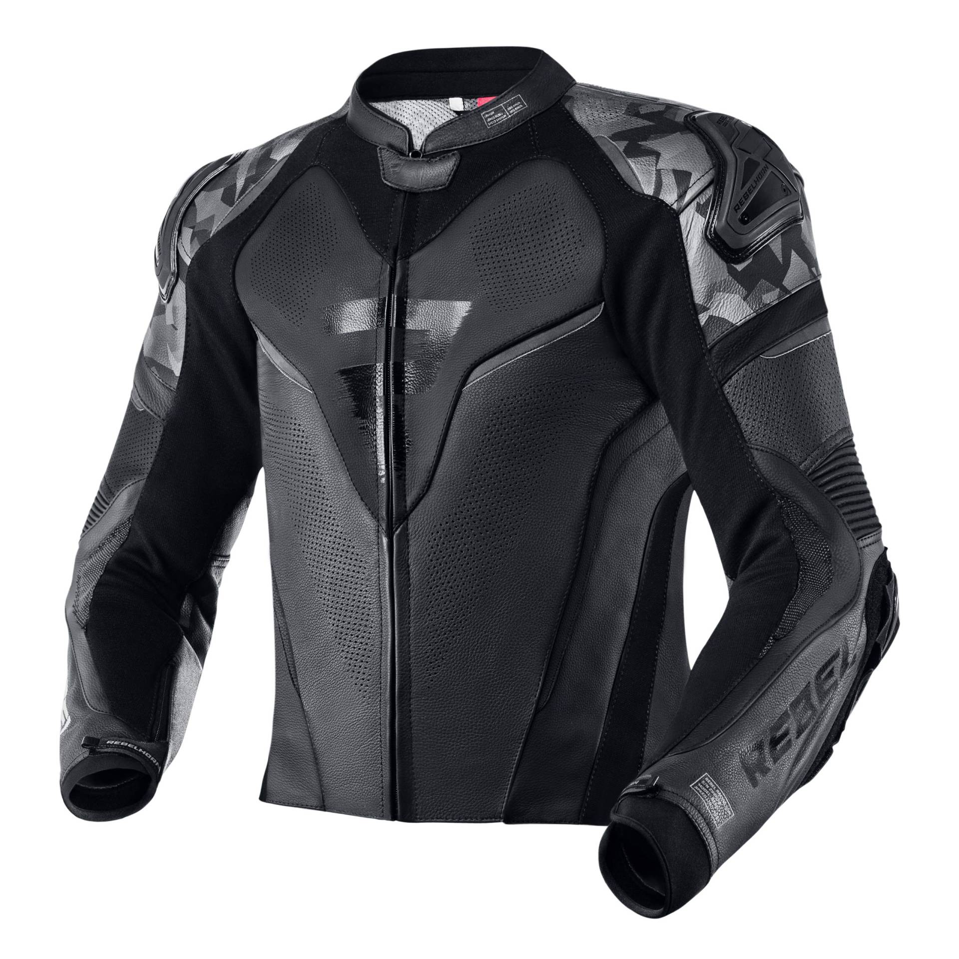 REBELHORN Rebel Motorradjacke Herren | Rindsleder | Ellbogen, Schultern und Rückenprotektor Stufe 2 | Ellbogen und Schulterschieber | Wasserdichte In&Out Weste | Belüftungspaneele REBELHORN Rebel Motorradjacke Herren | Rindsleder | Ellbogen, Schultern und Rückenprotektor Stufe 2 | Ellbogen und Schulterschieber | Wasserdichte In&Out Weste | Belüftungspaneele von REBELHORN