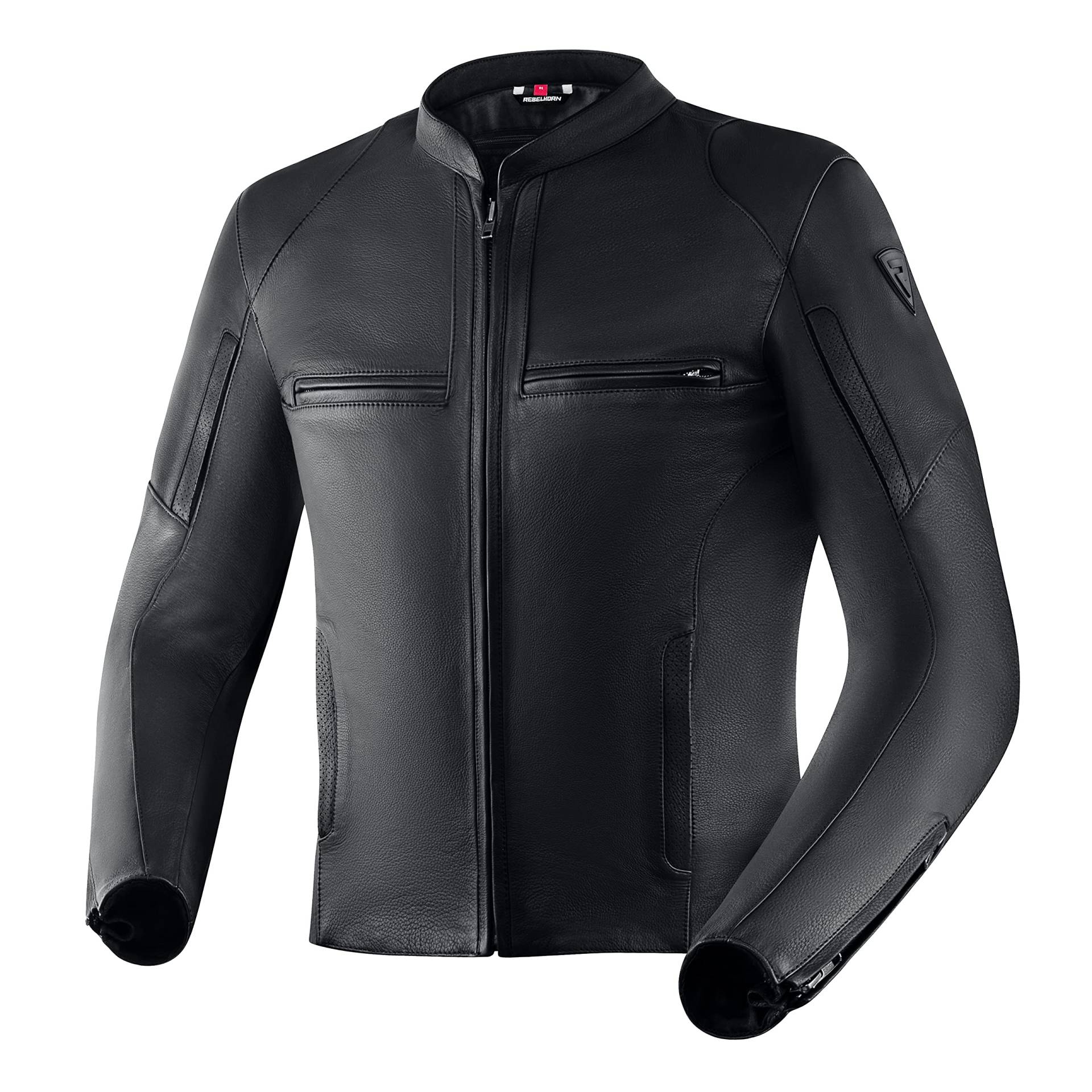 REBELHORN Runner III Motorradjacke Herren | Leder | Ellbogen und Schulterprotektoren Stufe 2 | Rückenprotektor Tasche | 10 Belüftungskanäle REBELHORN Runner III Motorradjacke Herren | Leder | Ellbogen und Schulterprotektoren Stufe 2 | Rückenprotektor Tasche | 10 Belüftungskanäle von REBELHORN