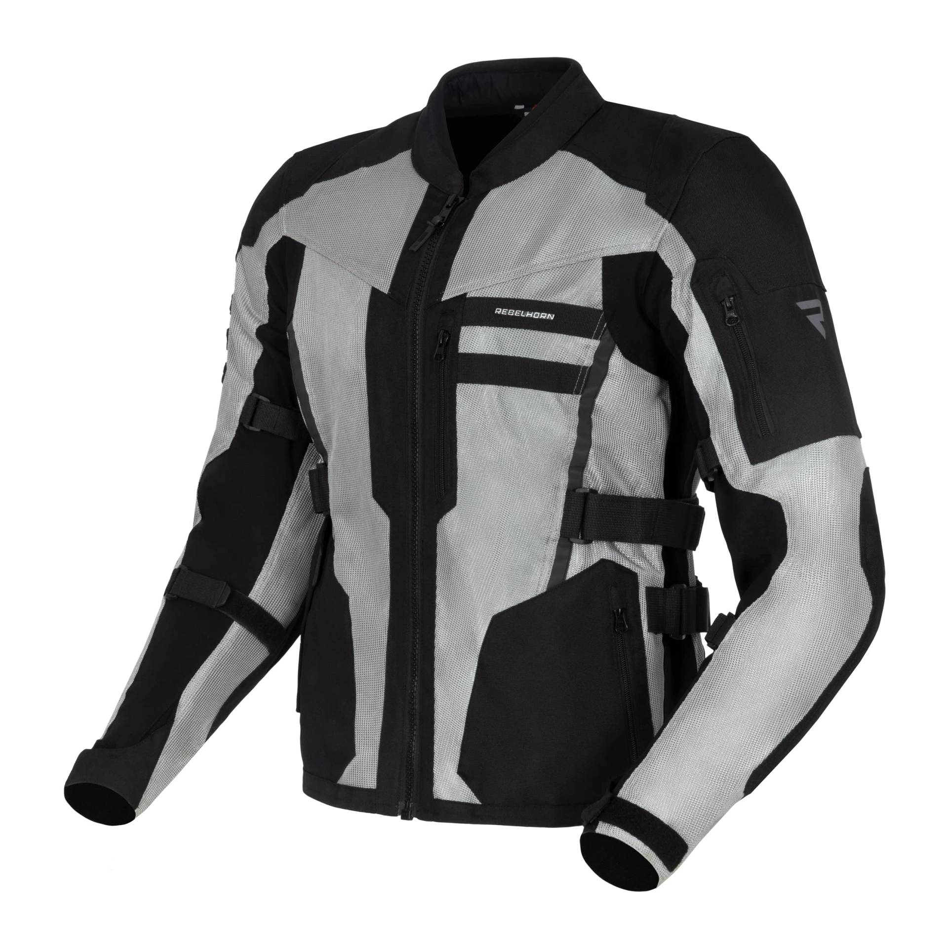 REBELHORN Scandal II Motorradjacke Herren | Textile | Ellbogen und Schulterprotektoren | Große Mesh-Einsätze | Doppel und Dreifachnähte | Reflektierende Elemente REBELHORN Scandal II Motorradjacke Herren | Textile | Ellbogen und Schulterprotektoren | Große Mesh-Einsätze | Doppel und Dreifachnähte | Reflektierende Elemente von REBELHORN