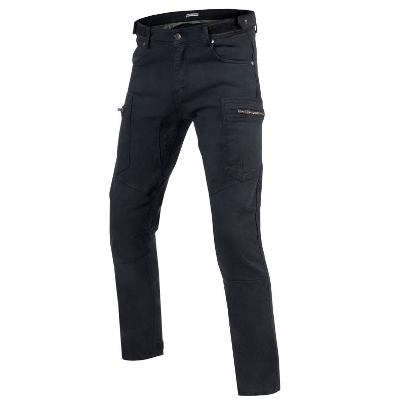 REBELHORN Urban III MotorradJeans Motorrad Hosen Herren | Aramidfaser Futter | Knie und Hüft Protektoren Stufe 2 | Belüftungslöcher | Lose Passform Motorradhose mit Protektoren von REBELHORN