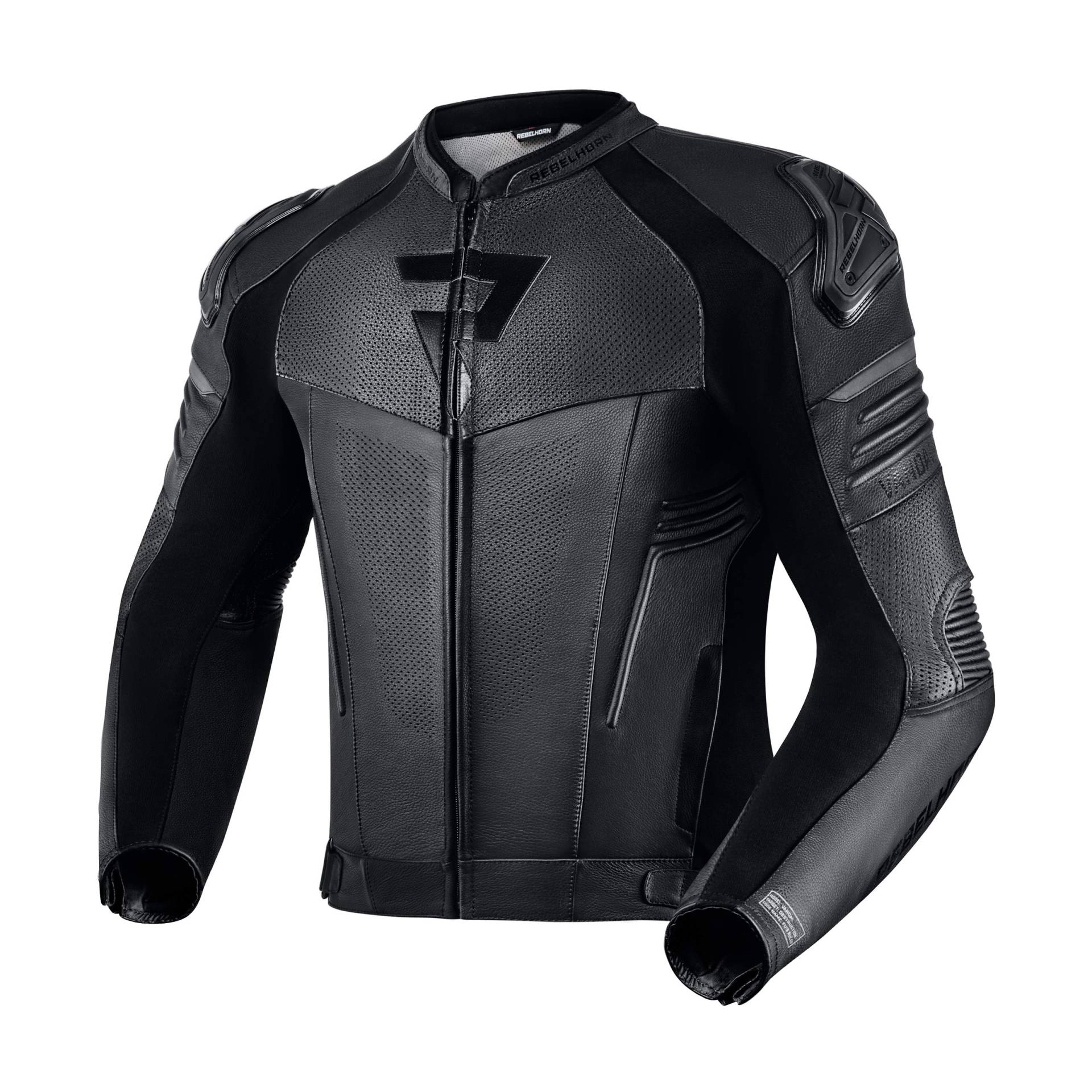 REBELHORN Vandal Motorradjacke Herren | Rindsleder | Ellbogen und Schulterprotektoren Stufe 2 | Schulterschieber | Softshell In&Out Weste | Perforierte Belüftungspaneele REBELHORN Vandal Motorradjacke Herren | Rindsleder | Ellbogen und Schulterprotektoren Stufe 2 | Schulterschieber | Softshell In&Out Weste | Perforierte Belüftungspaneele von REBELHORN