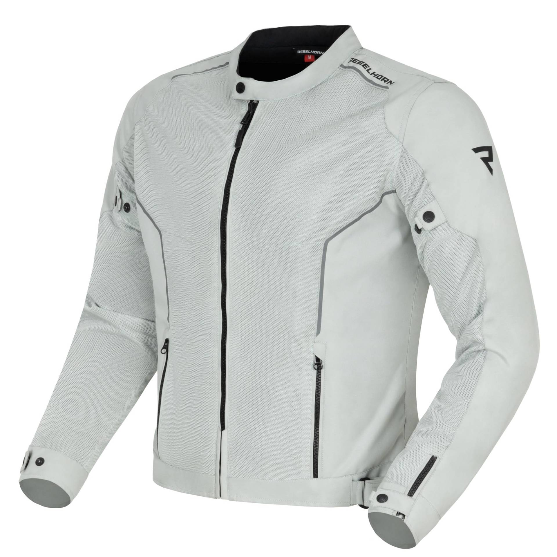 REBELHORN Wave Motorradjacke Herren | Textil | Mesh-Belüftungseinsätze | Ellbogen und Schulterprotektoren Stufe 2 | Rückenprotektor Tasche REBELHORN Wave Motorradjacke Herren | Textil | Mesh-Belüftungseinsätze | Ellbogen und Schulterprotektoren Stufe 2 | Rückenprotektor Tasche von REBELHORN