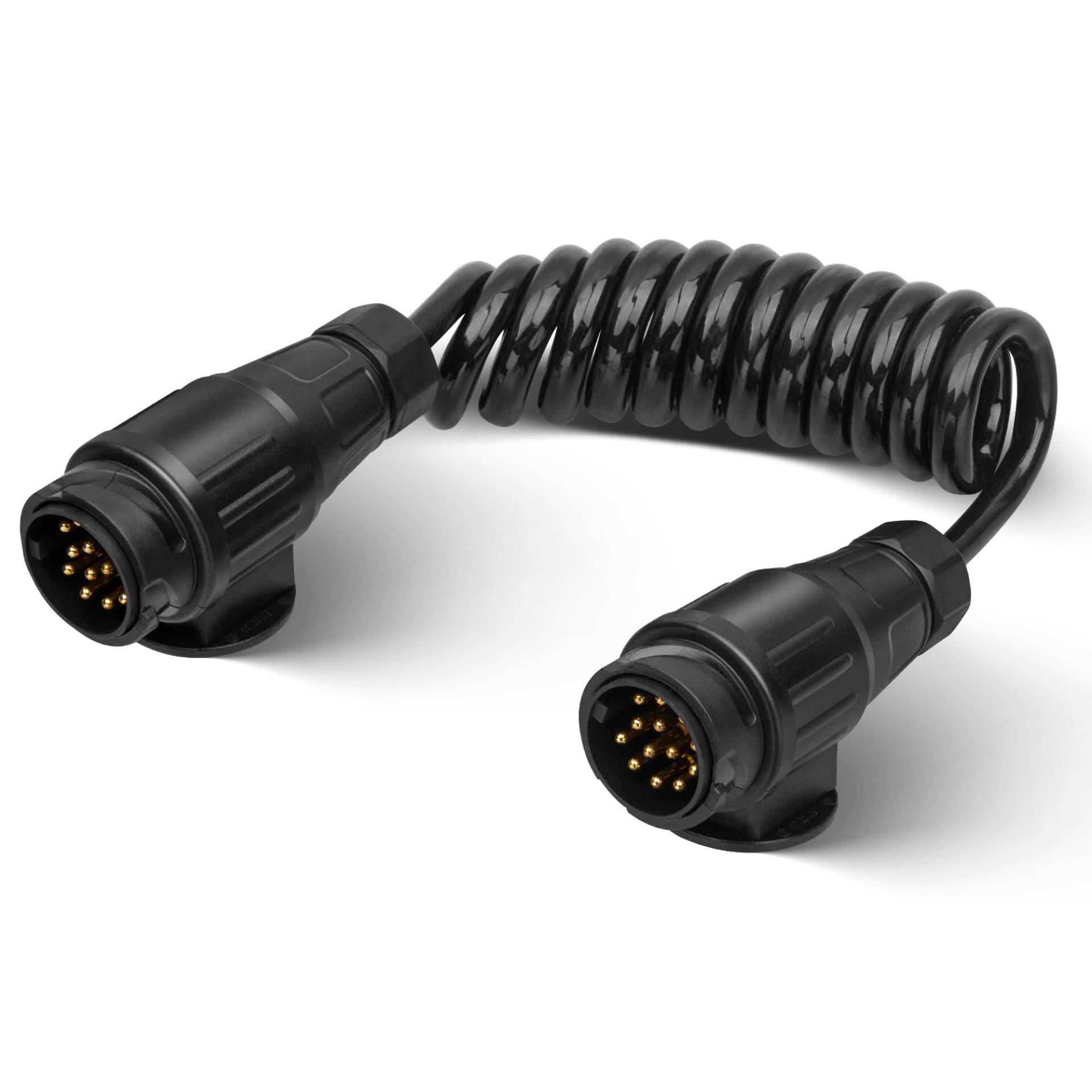 RED WOLF Anhängerkabel 13 Polig mit Stecker 2M, 13 Pol Anhängerstecker auf 13 Poliger Stecker Adapterkabel für Anhänger Kfz Wohnwagen Wohnmobil Fahrradträger LKW Kabelbaum 13 Poliger Spiralkabel RED WOLF Anhängerkabel 13 Polig mit Stecker 2M, 13 Pol Anhängerstecker auf 13 Poliger Stecker Adapterkabel für Anhänger Kfz Wohnwagen Wohnmobil Fahrradträger LKW Kabelbaum 13 Poliger Spiralkabel von RED WOLF