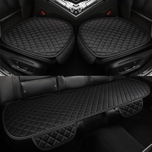 REDBMX Auto Leder Sitzkissen FüR Ford Fiesta MK6 2002 2003 2004 2005 2006 2007 2008, Autositzschutz Sitzunterlage Wasserdichtes Atmungsaktives Sitzkissen Innenraum ZubehöR,A-Black REDBMX Auto Leder Sitzkissen FüR Ford Fiesta MK6 2002 2003 2004 2005 2006 2007 2008, Autositzschutz Sitzunterlage Wasserdichtes Atmungsaktives Sitzkissen Innenraum ZubehöR,A-Black von REDBMX