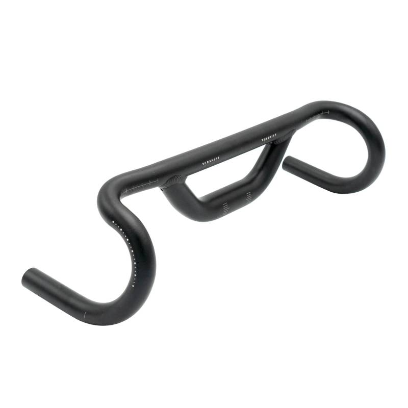 REDSHIFT Top Shelf Low Flare Handlebar for Road, Gravel, Touring, and Commuter Bikes, Aluminum Drop Bar, 10 Degree Flare - 70mm Rise, 47cm Width von REDSHIFT